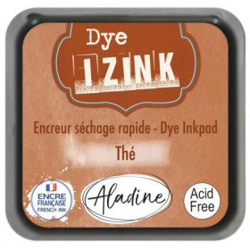 photo-Encreur - Aquarellable - Séchage rapide - Brun thé - Aladine - IZINK Dye