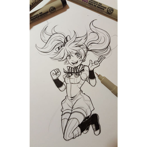 Set 3 feutres - Noir - Dessin - Manga - Assortiment de pointes - Sakura - Pigma Micron