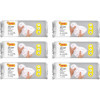 Lot de 6 blocs de pâte à modeler - Autodurcissante - Blanc - 500g - Jovi