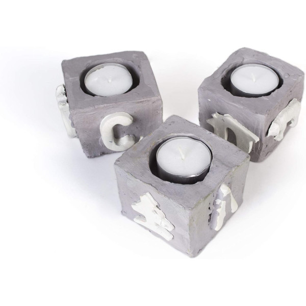 Lot de 6 blocs de pâte à modeler - Autodurcissante - Blanc - 500g - Jovi