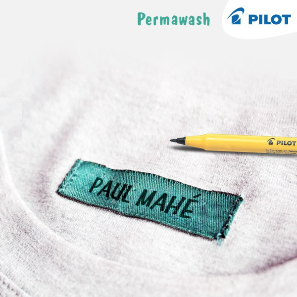 Acheter Marqueur Permawash Textile Noir Permanent À Pointe Moyenne Pilot