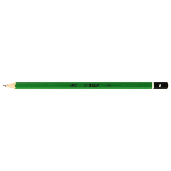 photo-Crayon à papier - B - Mine grasse - BIC Criterium 550
