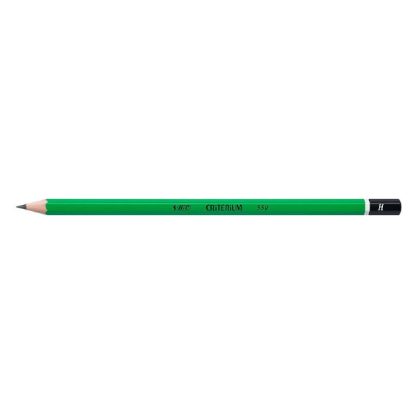 12 crayons à papier - H - Mine dure - BIC Criterium 550