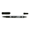Marqueur permanent Twin Marker Begreen double pointe Extra Fine Noir Pilot pas cher