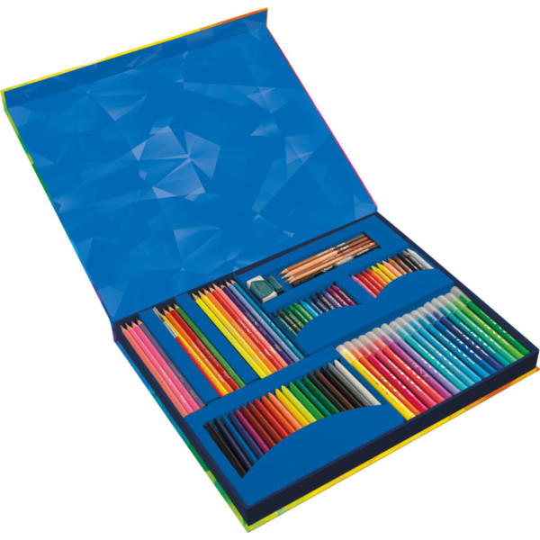 Coffret - 150 crayons de coloriage - Feutres - Crayons - Craies - Maped - Color'Peps