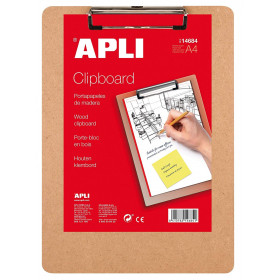 photo-Porte-bloc en bois A4 - Apli