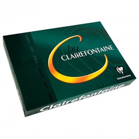 Ramette De 250 Feuilles De Papier C By Clairefontaine Vergé Blanc, A4, 100 G/M24643C pas cher