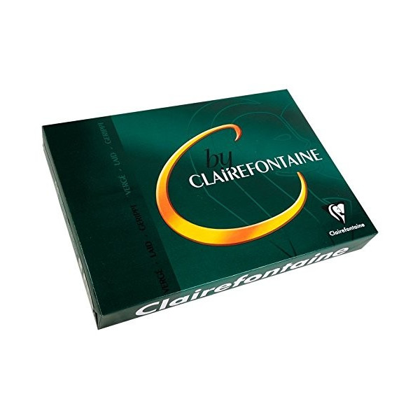 Ramette De 250 Feuilles De Papier C By Clairefontaine Vergé Blanc, A4, 100 G/M24643C pas cher