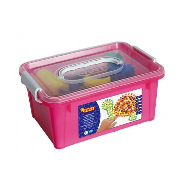 Coffret De Gouache Au Doigt - 6 Pots De 125 Ml + Accessoires - Jovi | Surdiscount