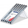 Feutres Fineliner Pigment Liner 308 Noir Étui De 6 Staedtler pas cher