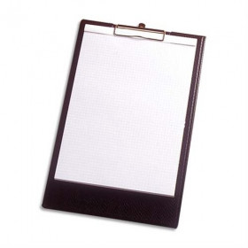 Porte Bloc Avec Rabat A4 Noir Apli 17204 | Surdiscount