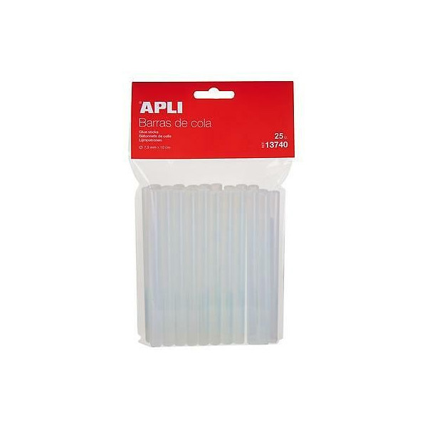photo-Bâtons de colle pour pistolet à colle - Recharge de colle 20 cm - 25 unités - Apli