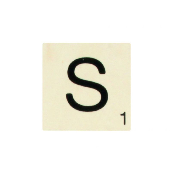 photo-Lettre S - En bois - A décorer - 10x10cm - Loisirs créatifs