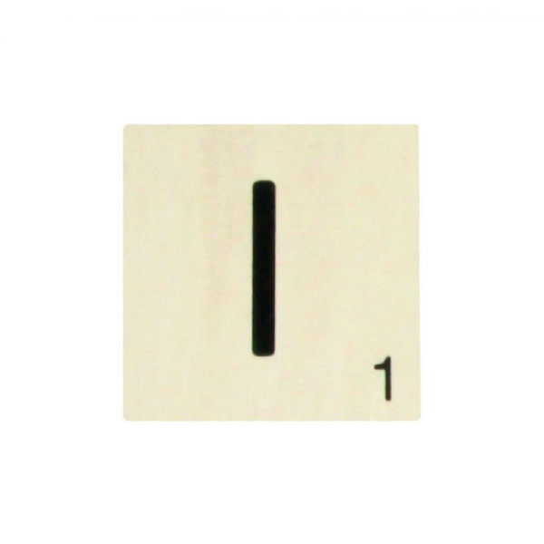 photo-Lettre I - En bois - A décorer - 10x10cm - Loisirs créatifs