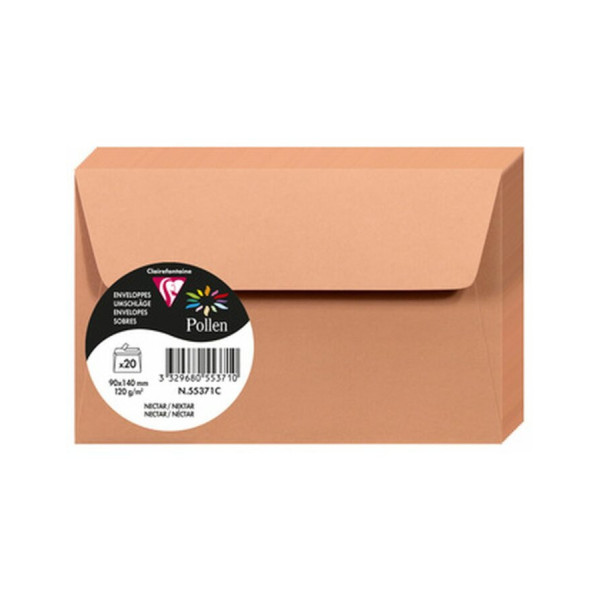 photo-Enveloppes - Format rectangle - 90x140mm - Pollen - Nectar - 20 unités - Clairefontaine