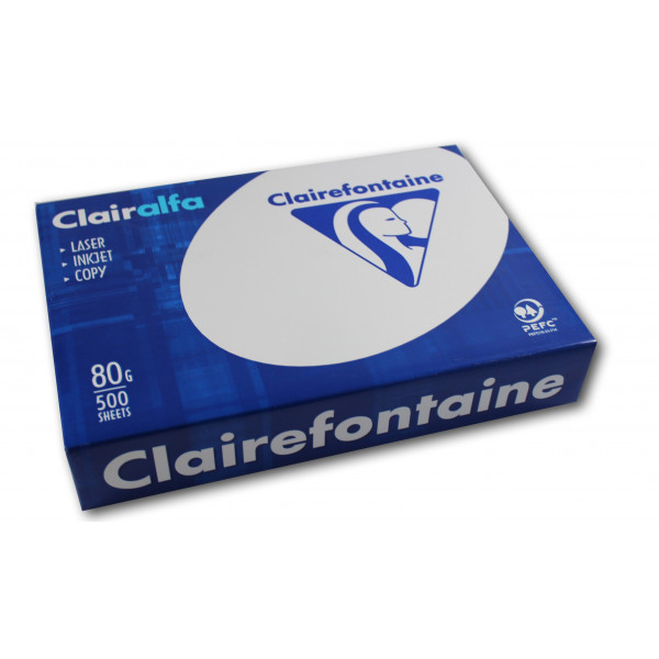 500 feuilles - Papier Clairefontaine Clairalfa - A4 - 80gr