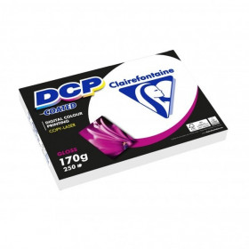 Papier Dcp Coated 250 Feuilles A4 (297 X 210 Mm), 170 G/M2- Papier Couche Brillant Clairefontaine 6851C pas cher