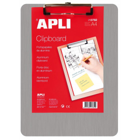 photo-Porte-bloc aluminium A4 - Apli