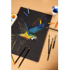 Bloc Paint'On Noir Colle A4 - 20 Feuilles - Clairefontaine | Surdiscount