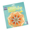 Carnet de coloriage - Mandalas - Bordures dorées - 16 dessins - 19x20 cm