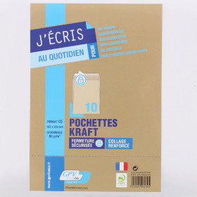 ENVELOPPES A4 KRAFT GPV 6280