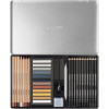 Crayons de couleur - Pastels - Dessin - Beaux-arts - Coffret métal - 48 pièces - Lyra