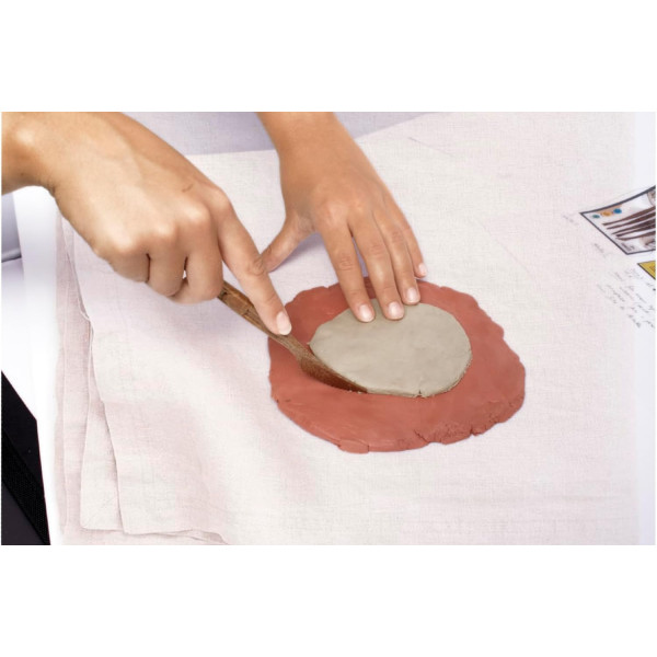 Accessoires pour pâte à modeler et terre cuite - 5 outils - Plastique - Jovi