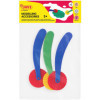 photo-Accessoires pour pâte à modeler - Roulettes à motif - 3 outils - Jovi