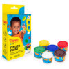 photo-Peinture au doigt - Enfant - Dès 2 ans - 6 pots - 35ml - Couleurs assorties - Jovi