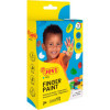 Peinture au doigt - Enfant - Dès 2 ans - 6 pots - 35ml - Couleurs assorties - Jovi