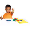 Peinture au doigt - Enfant - Dès 2 ans - 6 pots - 35ml - Couleurs assorties - Jovi