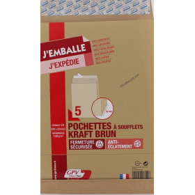 enveloppe kraft soufflet