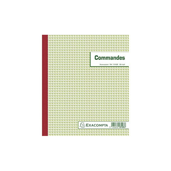 13103E carnets de commandes