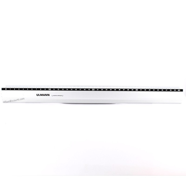 RÈGLE ULMANN MÉTAL 40CM
