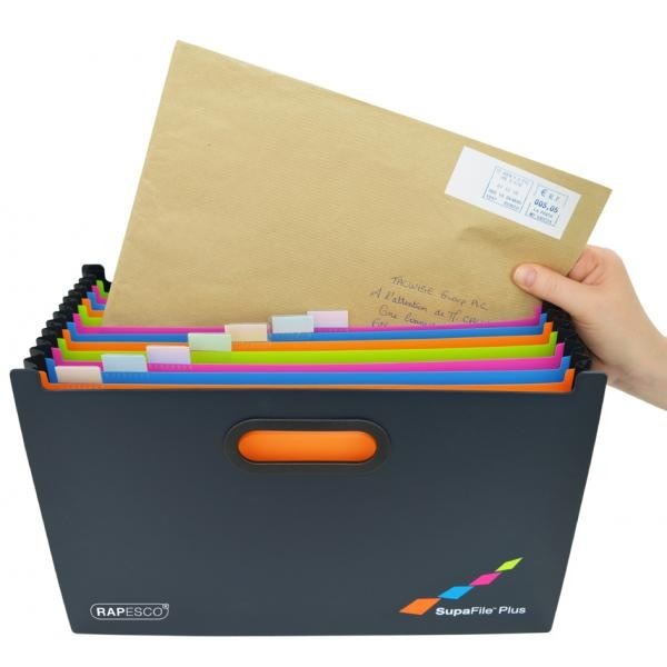 Trieur Valisette Extra Large 13 Compartiments - Rapesco 1552 | Surdiscount