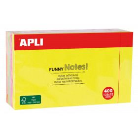 photo-Notes adhésives aux couleurs fluorescentes - 125x75mm