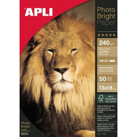 photo-Papier photo - Brillant - Photobright - 13 x 18 cm 240 g 50 feuilles - Apli