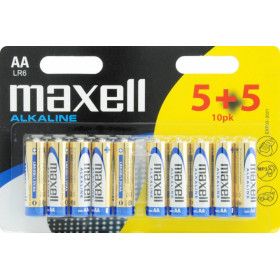 Piles Alkaline Aa Lr6 5+5 - Maxell | Surdiscount
