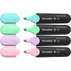 Lot De 4 Surligneurs - Job - Pastel - Schneider pas cher