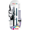 photo-Feutre - Dessin - Calligraphie - Noir - Pointe pinceau - Avec cartouches - Pentel