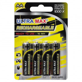Pile Rechargeable Aa Lr6 X4 - Ultra Max pas cher