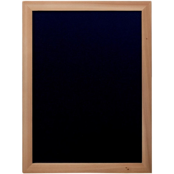 Tableau Ardoise Noire Woody 30X40 Cm + 1 Feutre-Craie Blanc Waterproof - Securit pas cher