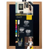Tableau Ardoise Noire Woody 30X40 Cm + 1 Feutre-Craie Blanc Waterproof - Securit | Surdiscount