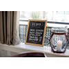 Tableau Ardoise Noire Woody 30X40 Cm + 1 Feutre-Craie Blanc Waterproof - Securit | à seulement 12,99 €