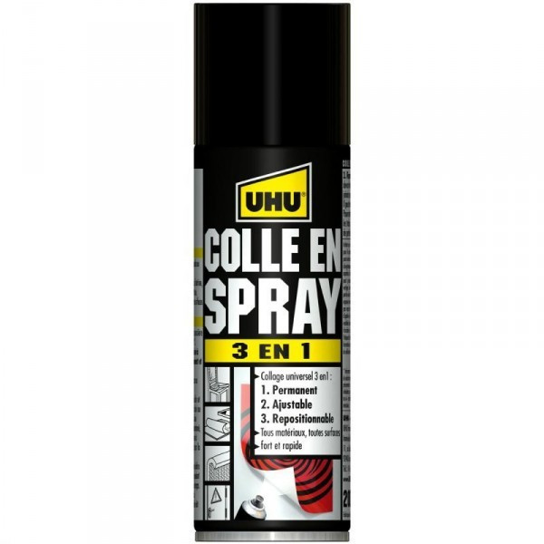 COLLE EN SPRAY 3 EN 1 200ML - UHU