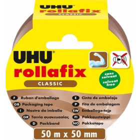 RUBAN ADHÉSIF EMBALLAGE 50 MM ROLLAFIX CLASSIC - UHU