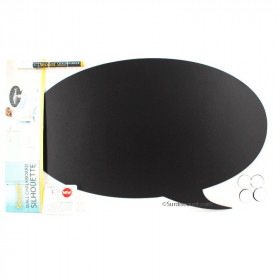 Silhouette Murale Bulle Ardoise - Securit pas cher