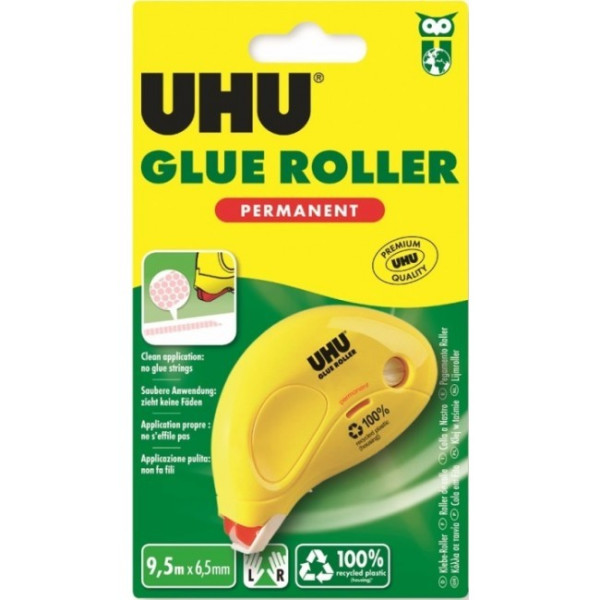 Colle Roller Permanent 9.5M X 6.5Mm - Uhu pas cher