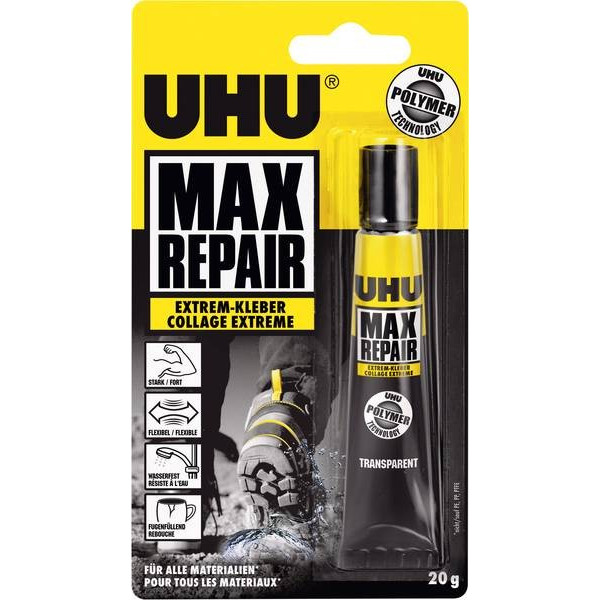 Colle Extra Forte Et Transparente Max Repair Extreme - Uhu pas cher