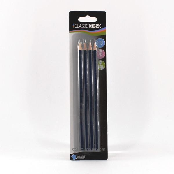 Blister 4 Crayons Hb Ulmann pas cher
